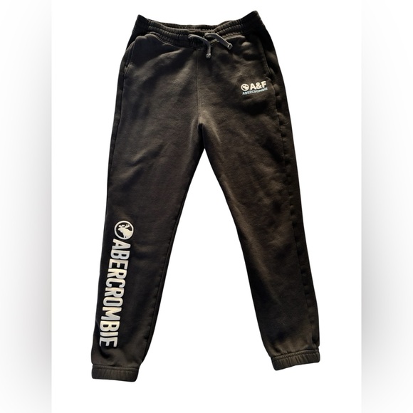 Abercrombie & Fitch Other - Abercrombie Kids Dark Gray Logo Jogger Sweatpants Unisex Size 11/12